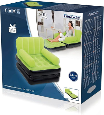 Multi Max Air Couch 🛋️✨ راحة فاخرة في أي مكان! 🌴 Inflates fast | Ultra-soft | Portable & Durable ✔️ Ideal for Majlis, Camping, Beach & UAE lifestyle 🇦🇪