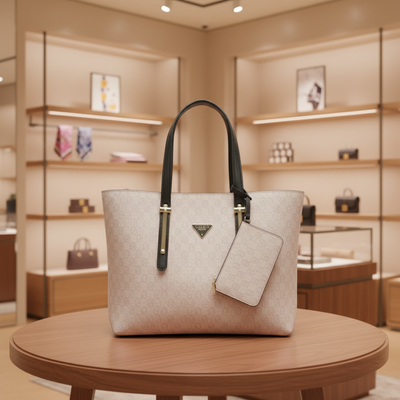 Bag with Luxury Store Background